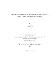 DEVELOPMENT AND TESTING OF AN ASYMMETRIC CAPACITOR ...