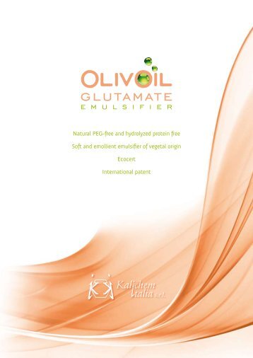 Olivoil Glutamate Emulsifier - In-Cosmetics