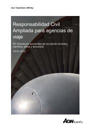 Responsabilidad Civil Ampliada para agencias de viaje