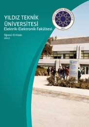 YILDIZ TEKNÄ°K ÃNÄ°VERSÄ°TESÄ° - YÄ±ldÄ±z Teknik Ãniversitesi