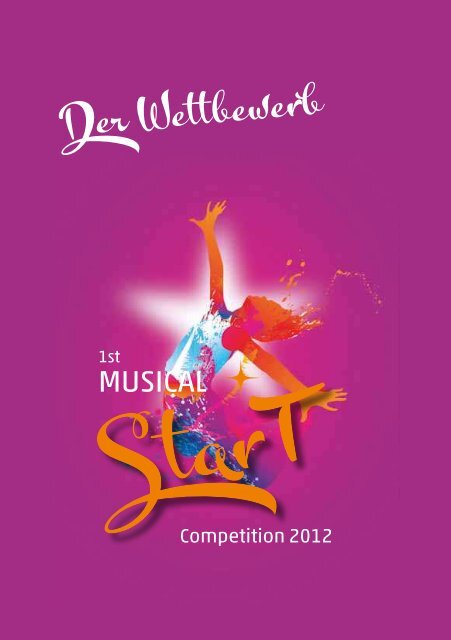 Programmheft. - 1st Musical Competition 2012