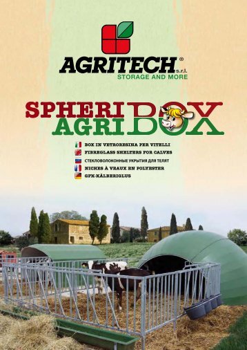 box in vetroresina per vitelli fibreglass shelters for calves ... - Agritech