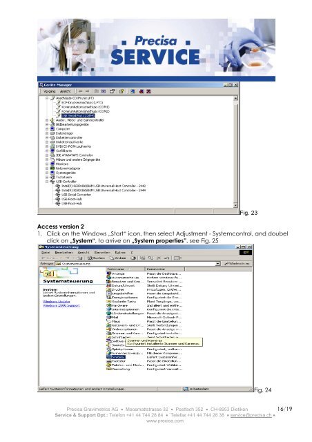 Installation USB-Driver VCP (Virtual Com Port) June 2009 ... - Precisa