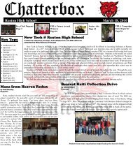 Chatterbox - Ruston High School - Lincoln Parish School Board