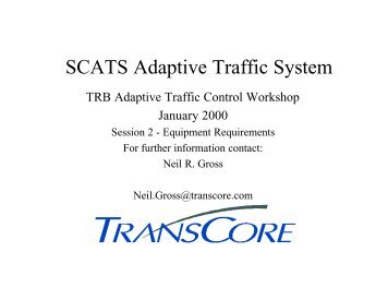 SCATS trb2000pres2 - Traffic Signal Systems Committee