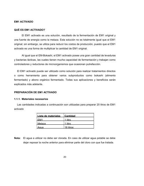 Guia para ProducciÃ³n Animal Sostenible con EM - EM | Effective ...