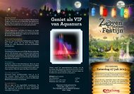 Geniet als VIP van Aquanura - Efteling