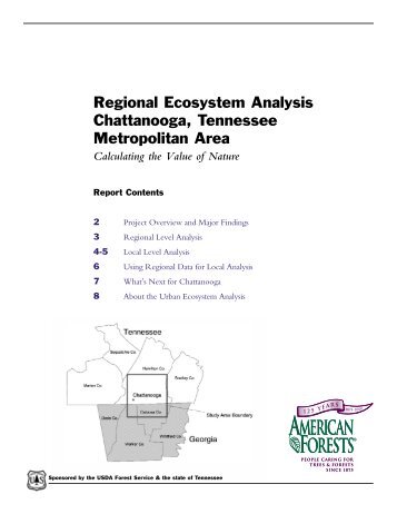 Regional Ecosystem Analysis Chattanooga, Tennessee ...