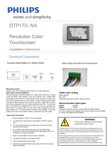 DTP170- NA - Philips Lighting Controls