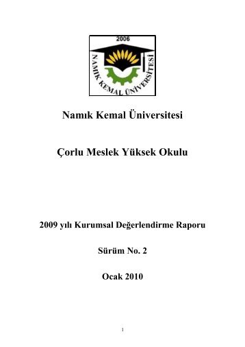 Namık Kemal Üniversitesi Çorlu Meslek Yüksek Okulu