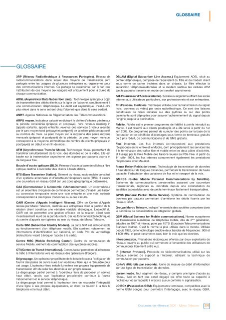 Maroc Telecom - Document de rÃƒÂ©fÃƒÂ©rence 2006