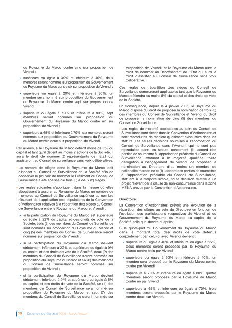 Maroc Telecom - Document de rÃƒÂ©fÃƒÂ©rence 2006