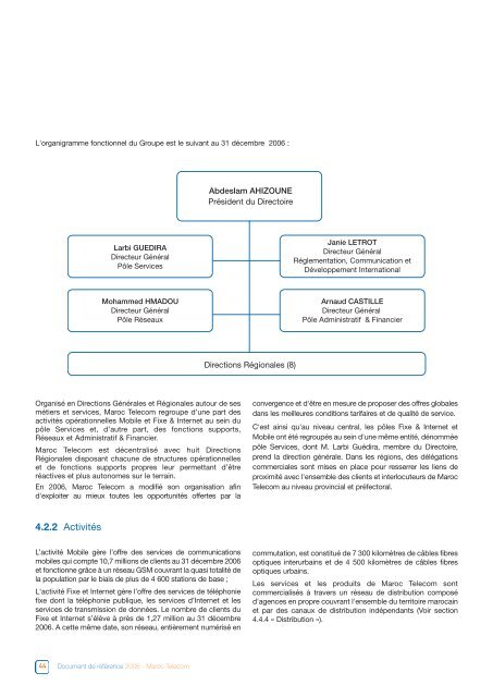 Maroc Telecom - Document de rÃƒÂ©fÃƒÂ©rence 2006