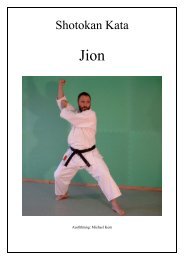 Shotokan Kata - Karate Dojo Poing