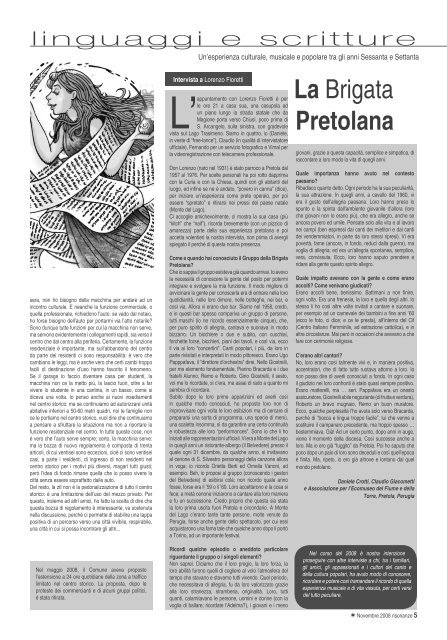 Risonanze n. 15.pdf - La Tramontana