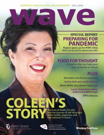 Wave: Fall 2009 - Winnipeg Regional Health Authority