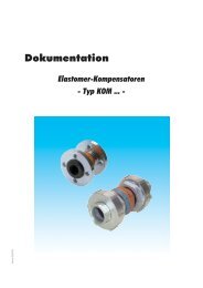 Dokumentation Elastomer-Kompensatoren - Typ KOM ... -