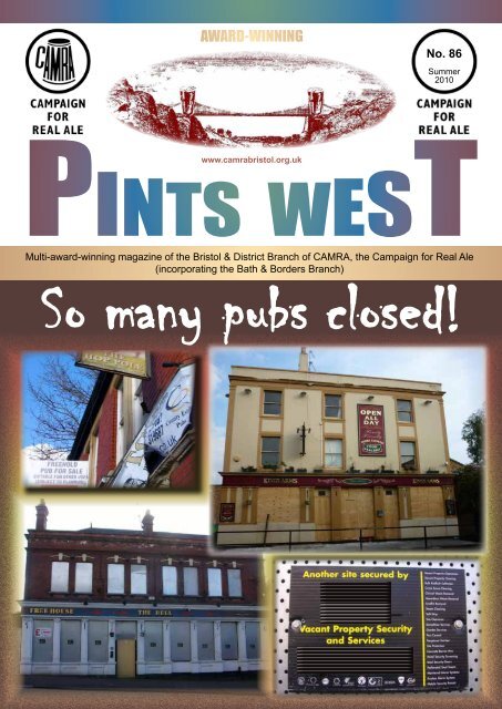 Pints West 86, Summer 2010 - Bristol & District CAMRA