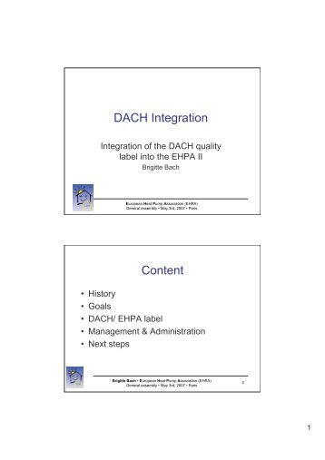 DACH integration - EHPA
