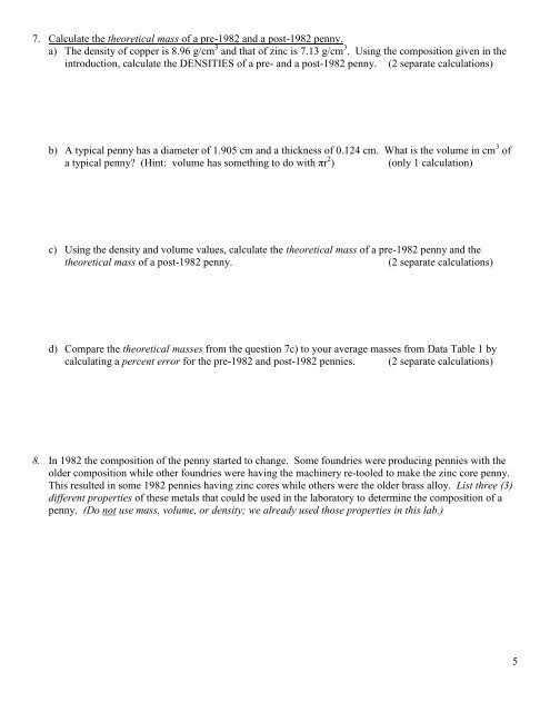 Modeling Isotopes PreLab - Honors Chemistry