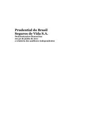 Prudential do Brasil Seguros de Vida S.A.