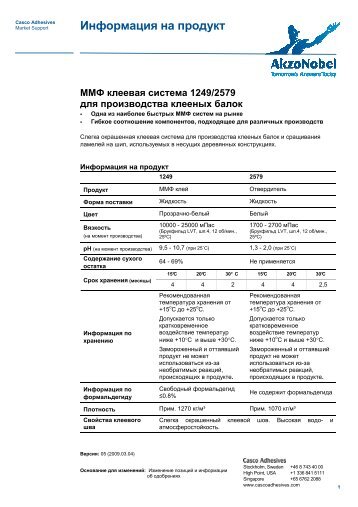 Akzo Nobel Cascomin MUF-ÑÐ¸ÑÑÐµÐ¼Ð° 1249/2579