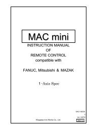 MAC mini i series - Kitagawa Europe