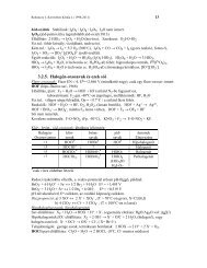 3.2.5. Halogén-oxosavak és ezek sói - Szervetlen Kémiai Tanszék