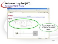 Mechanized Loop Test (MLT) - Frontier