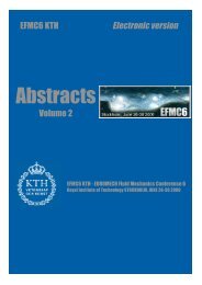 Abstract book volume 2 - KTH Mechanics