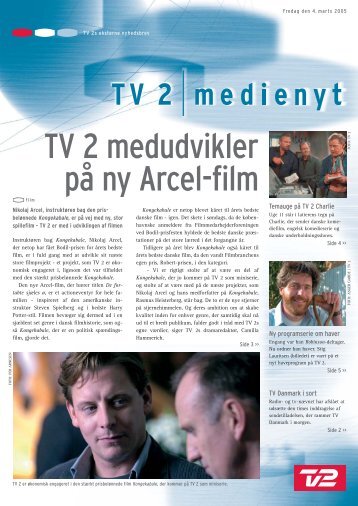 TV 2 medudvikler pÃ¥ ny Arcel-film