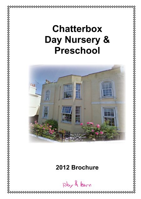 Chatterbox Day Nursery & Preschool - Chatterbox Nursery Ltd