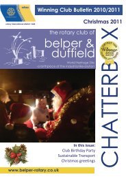 Chatterbox 1211 - Rotary Club of Belper