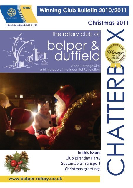 Chatterbox 1211 - Rotary Club of Belper