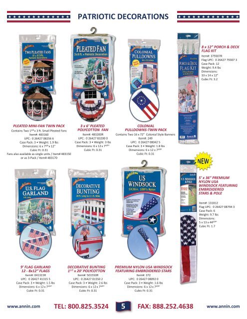 US FLAG SETS