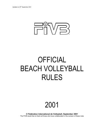 volleyball libero rules