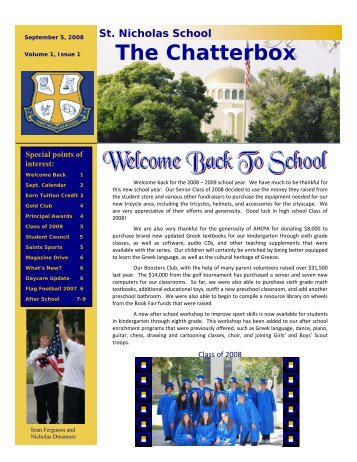 The Chatterbox - St. Nicholas School