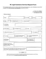 RC Legal Assistance Services Request Form - U.S. Army Reserve