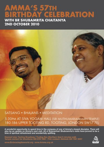 AmmA's 57th birthdAy celebrAtion - AMMA UK