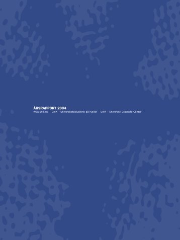 ÃRSRAPPORT 2004 - Unik