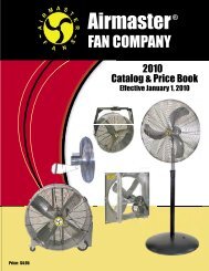 Airmaster Fan Company - ToolsUnlimited.com