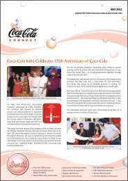 0758DEL COKE Newsletter March 2011 FINAL ... - Coca-Cola India
