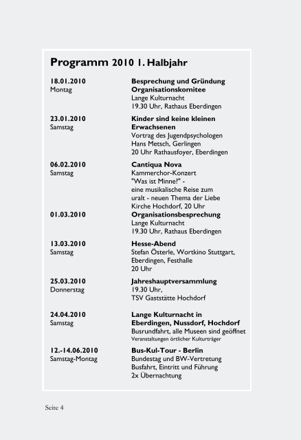 Kulturverein Programm 2010 1.3_druck - Kulturverein Eberdingen