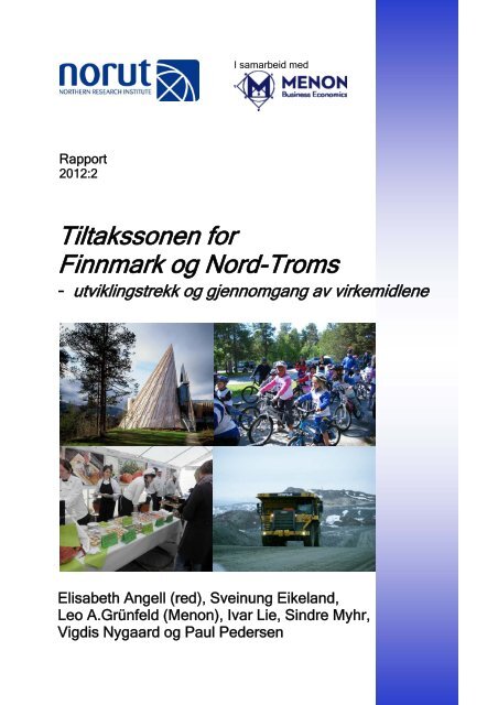 Tiltakssonen for Finnmark og Nord-Troms - Norut