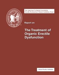 The American Urological Association Erectile Dysfunction ... - Vastim