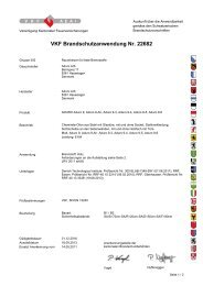 VKF Brandschutzanwendung Nr. 22682 - Aduro