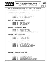 TRAILER MOUNTED PUMP MODEL A30 ILLUSTRATED ... - REED