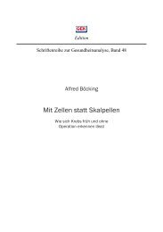 Mit Zellen statt Skalpellen: Wie sich Krebs frÃ¼h und ... - Barmer GEK