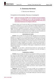 ConsejerÃ­a de Universidades, Empresa e InvestigaciÃ³n - B.o.r.m.