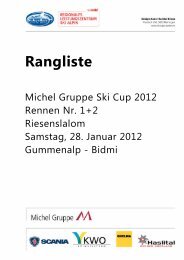 Michel Gruppe Ski Cup 2012 - Skiclub Hasliberg
